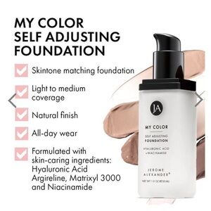 My color self adjusting foundation